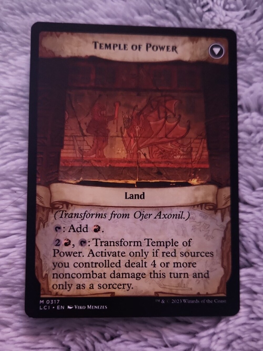 Ojer Axonil Trading Card - Red - Picture 2 of 2